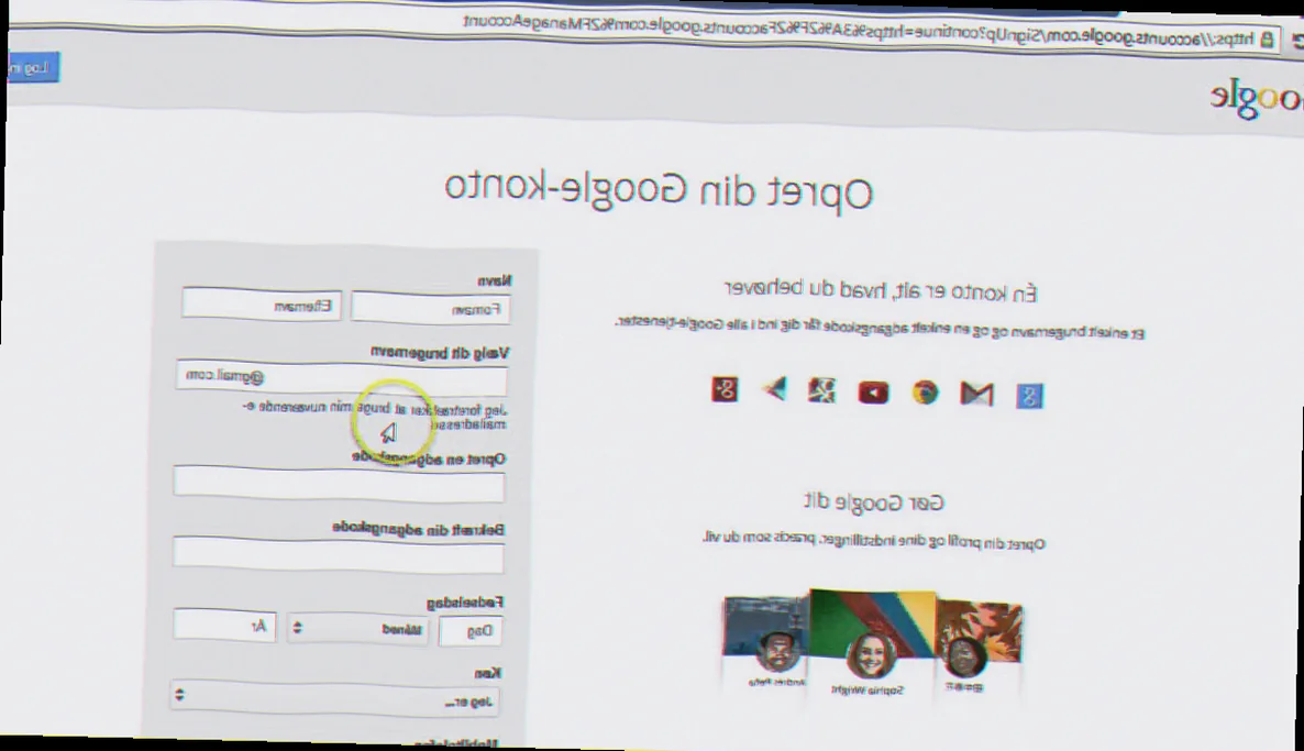 Google login side