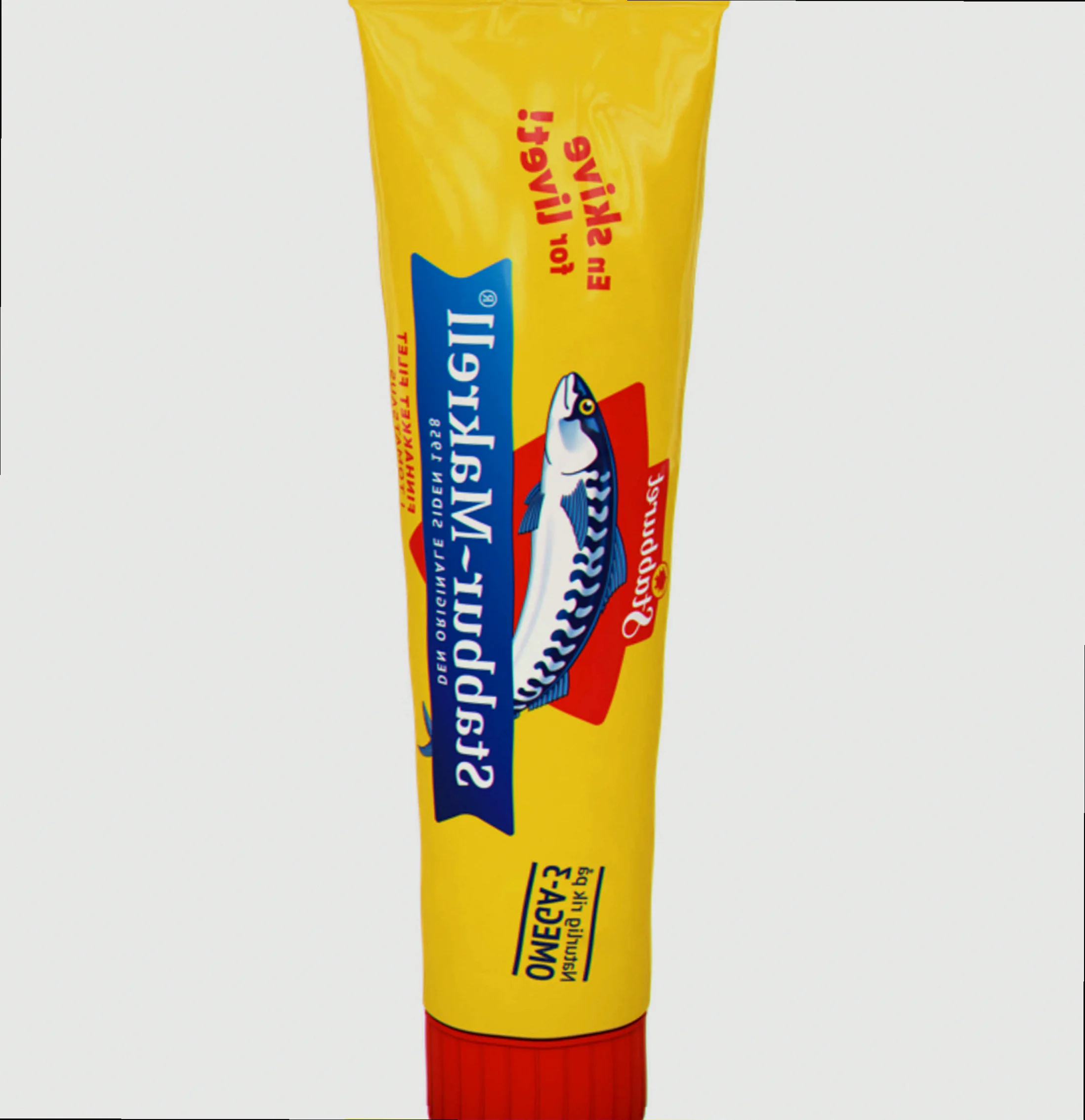 Makrel i tube og ingredienser